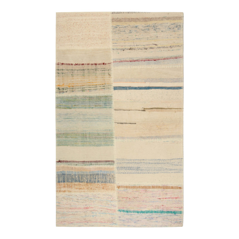 Wool Area Rug in Beige