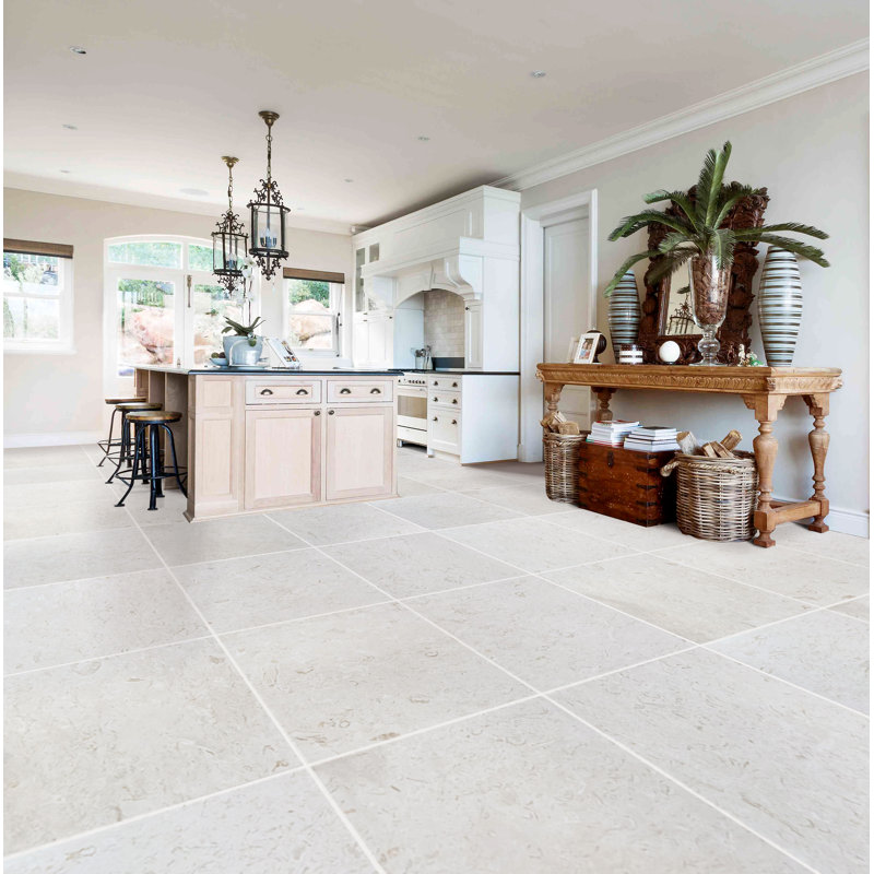 Limestone Stone Look Wall & Floor Tile, 24"W x 24"L