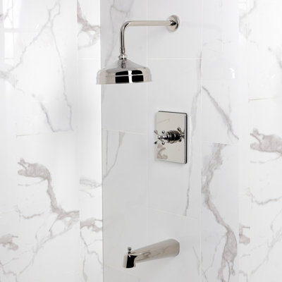 Kingston Brass Single-Handle Pressure Balanced Tub And Shower Faucet
