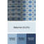 Tapis bleu ciel tissé à la machine-665509575
