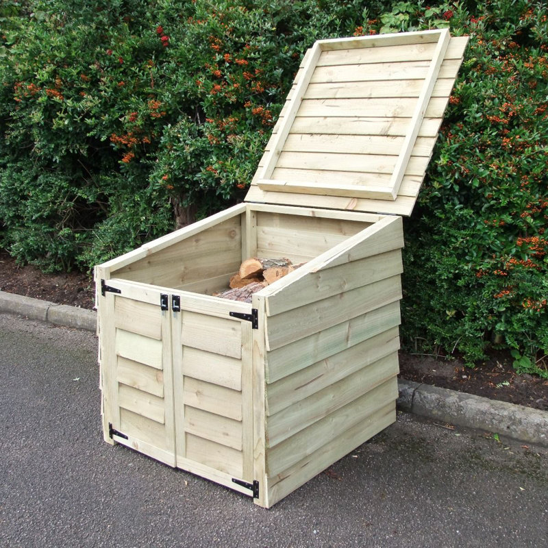 90cm W x 90cm D Wood Log Store