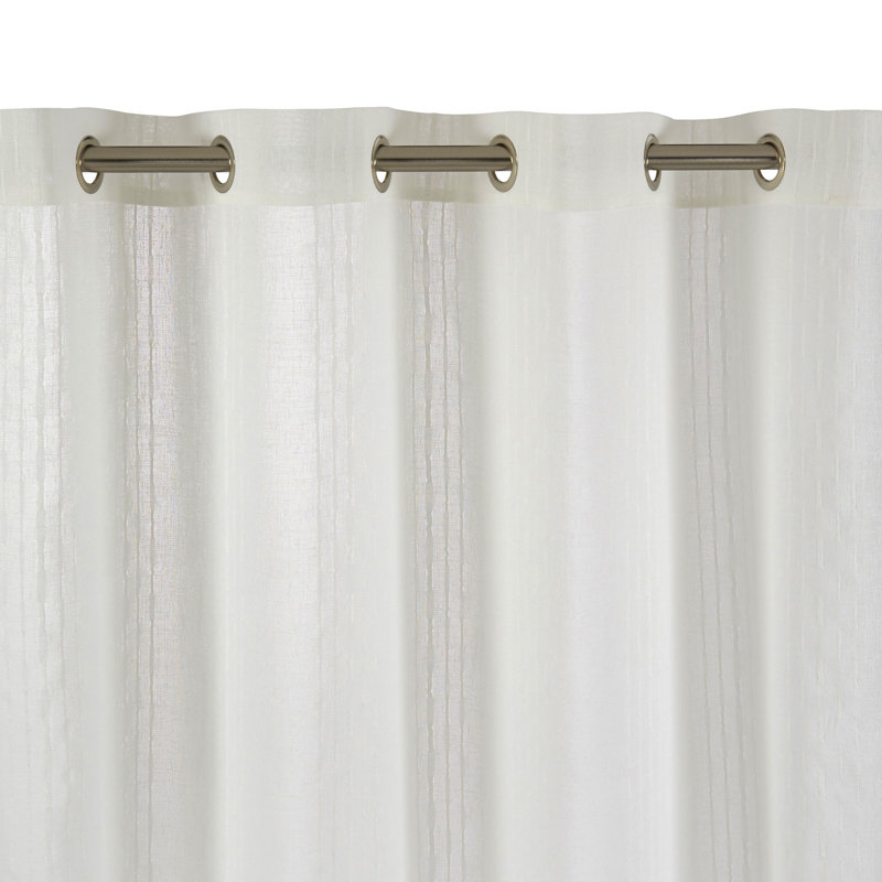 Sheer Curtain Single Panel, 200 W x 300 D cm