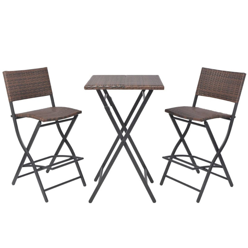 2 - Person Dining Set, Brown