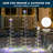 3 Piece Spiral Tree Lighted Display Set