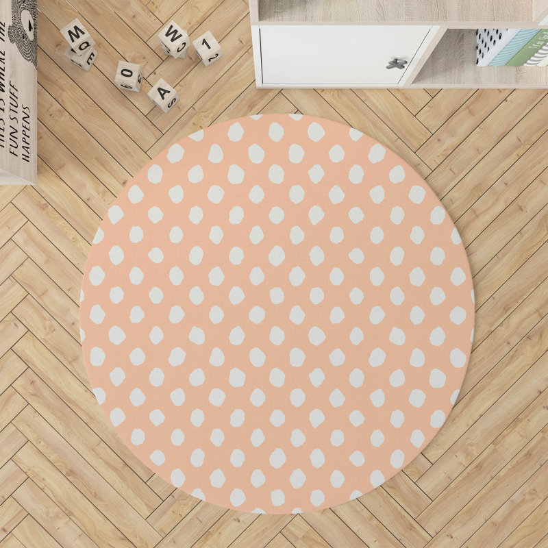 Grand tapis de jeu pour enfants, Pêche / orange
