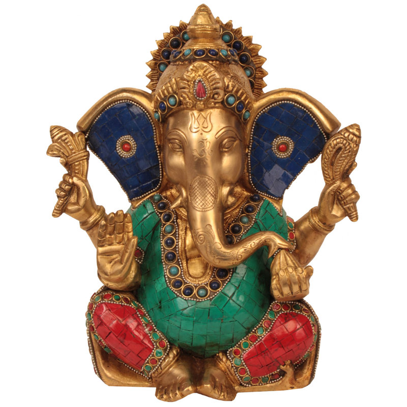 Bénédiction du dieu Ganesha avec de grandes oreilles