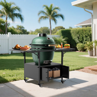 Table de barbecue d'extérieur pour barbecue Big Egg