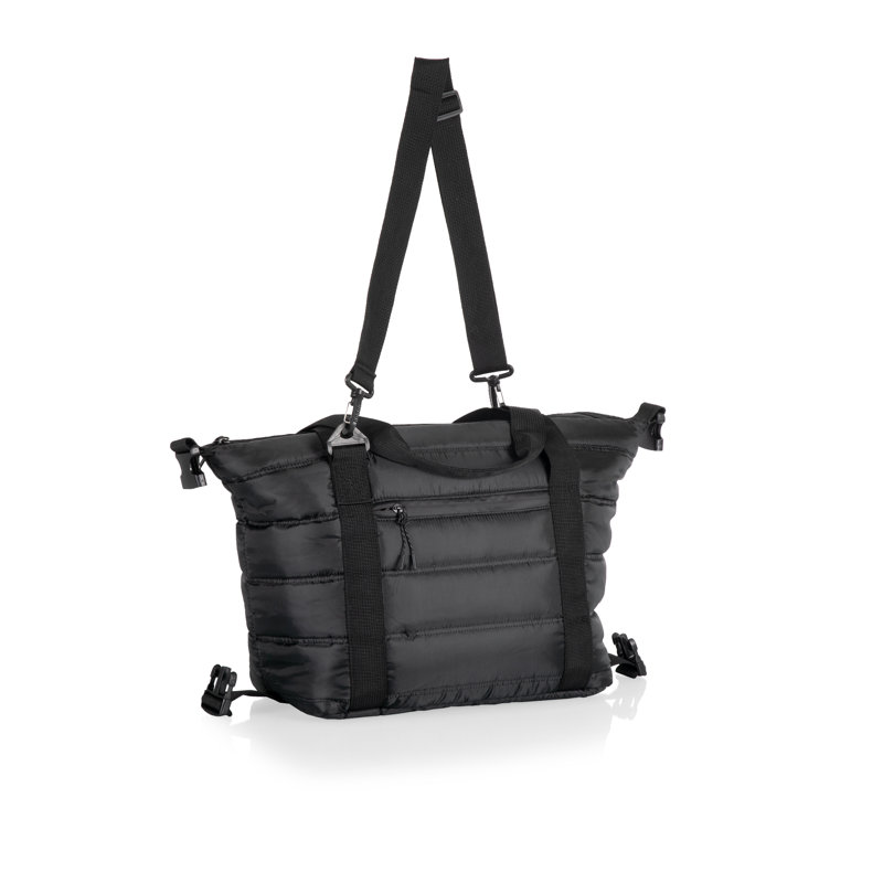 Sac isotherme matelassé lavable et isolant All-Day, Noir