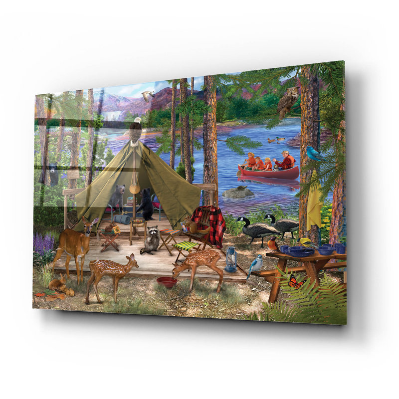 «Friends and Family» par Bigelow Illustration, H 16 po x l 24 po x P 0,2 po