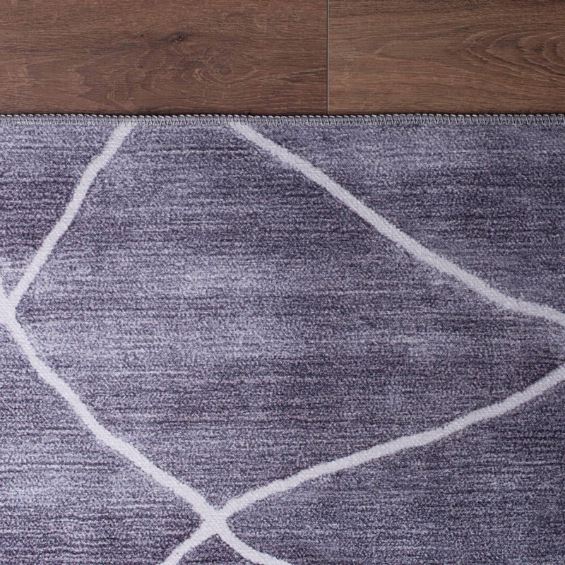 Luxurious Machine Washable Carpet, 100% Polyester, 7.5 x 10.8 Feet | Pile Height: 0.2 Inches, 1850 g/m² | Recycled Poly Cotton Underside, Easy Care, Perfect for Living Room & Bedroom, Soft & Durable Design