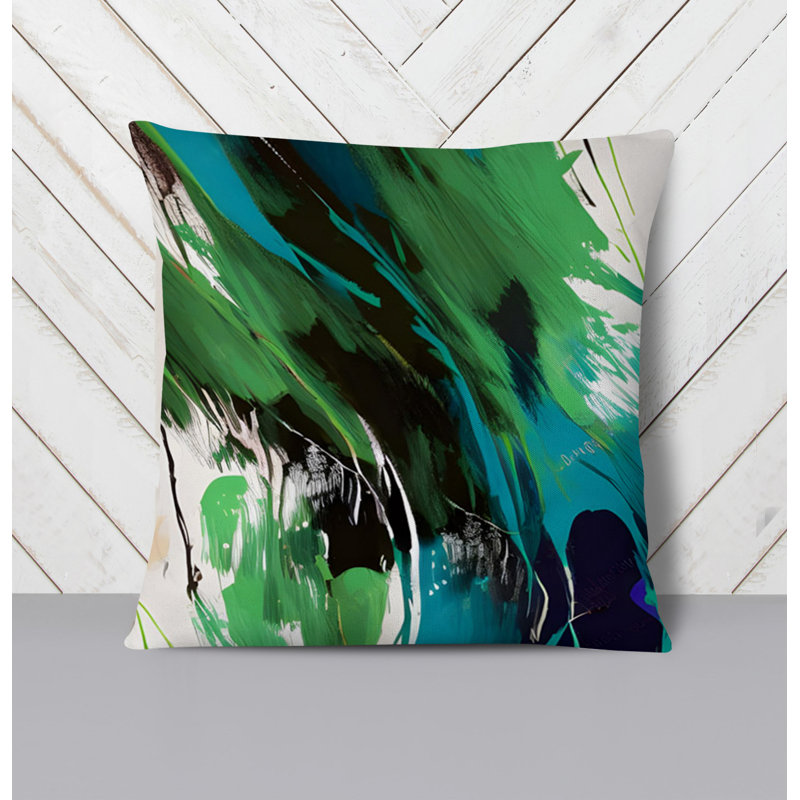 Throw Pillow, 16"H x 16"W, Pillow Cover Only - No Insert