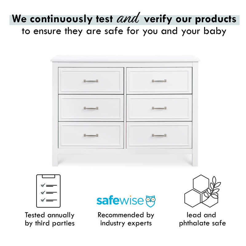 daVinci Charlie 6-Drawer Double Dresser & Reviews | Wayfair