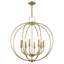Lustre en forme de globe 8 lumières Monona-20243987