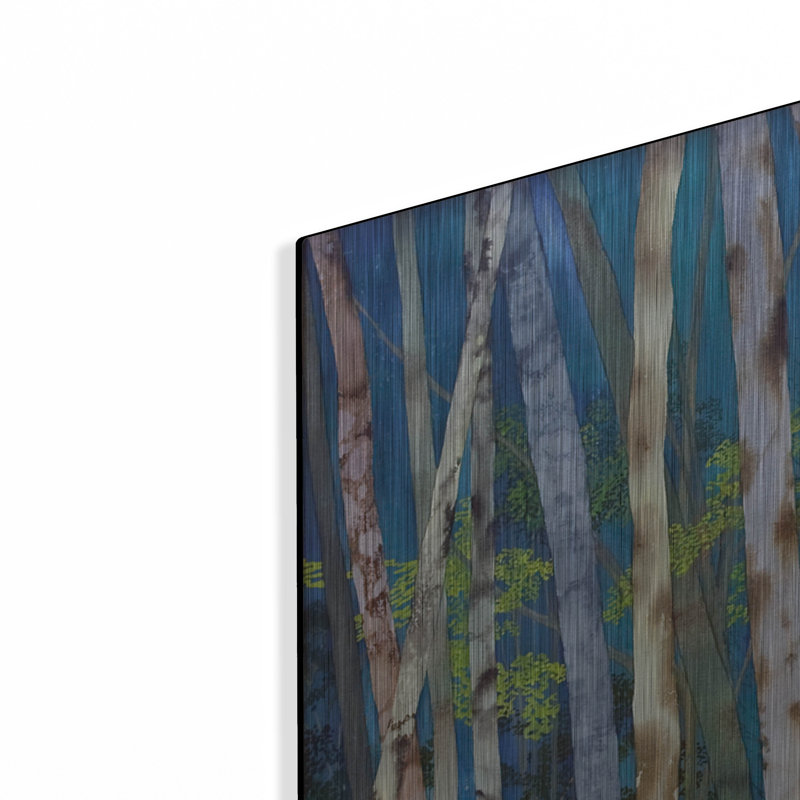 «Mystery Of Trees-Birches» par Sharon Pitts, H 24 po x l 36 po