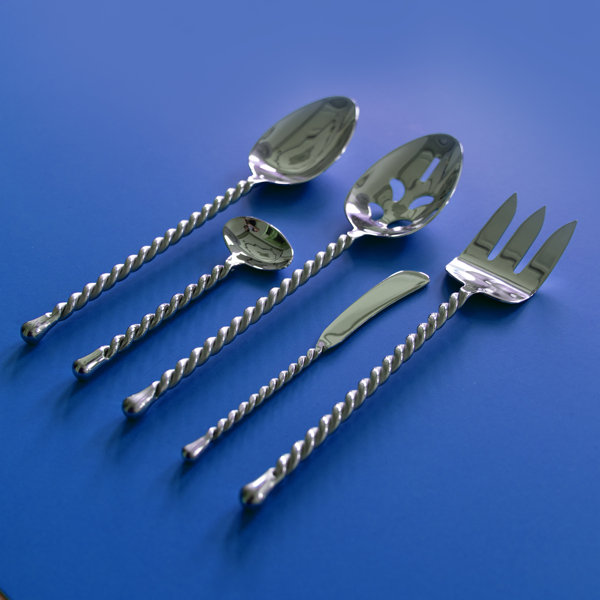 Personalized Cutlery Set Tear Drop Cutlery Set 5 Piece Hostess Set