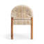 Elissa Set of 2 Abaca Dining Chairs-52809873-52809878