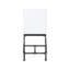 Tabouret de comptoir industriel moderne (2) - blanc H 38,8 po x l 23 po avec 2 tabourets modernes