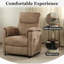 Fauteuil inclinable électrique avec télécommande, fauteuil inclinable électrique bleu avec poches latérales. Petits fauteuils inclinables pour adultes, mini fauteuil inclinable pour le salon de la chambre à coucher (gris)-1677390121