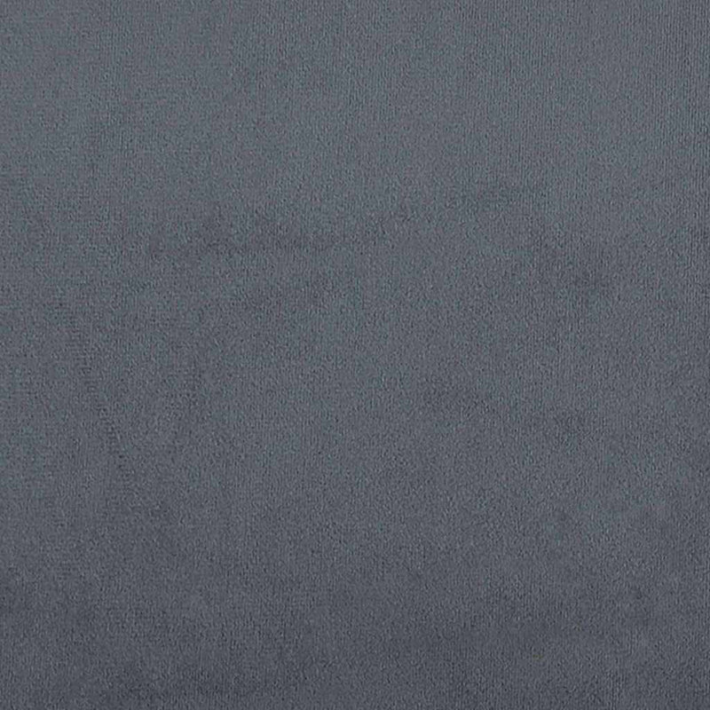 vidaXL Bench with Cushion Dark Grey 44.49 x 22.44 x 15.35 in Velvet, Gray