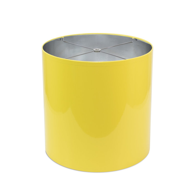 13'' H x 13'' W Drum Lamp Shade, Yellow