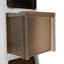 Armoire de rangement mince avec tiroirs et poubelle