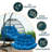 Modern Upholstered 2 Person Hanging Egg Swing Chair Cushion With Headrest-842098129