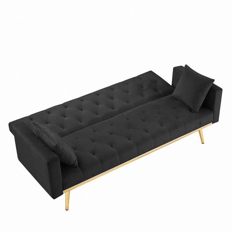 Futon-lit convertible pliant, canapé-lit pour un espace de vie compact