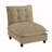 73  Armless Sofa Chenille- Light Brown