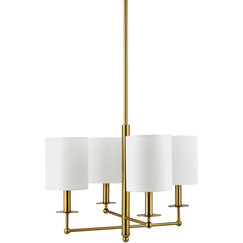 Lacey Chandelier, 16" H x 20" W x 20" D, 4