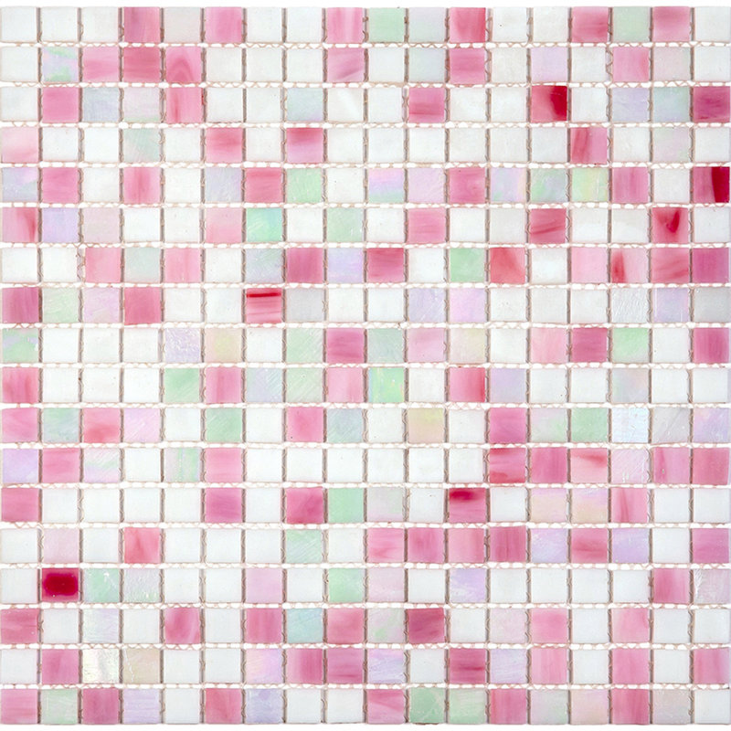 Mingles 0.6" x 0.6" Glass Mosaic Grid Wall & Floor Tile
