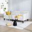 Lit de jour rembourré, design moderne somptueux