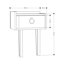 David-Jack 1 Drawer Bedside Table with Hairpin Legs-1041557558