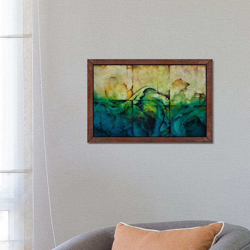 Paradise by CH Studios - Print, 101.6 cm H x 66.04 cm W, Brown Floater Framed