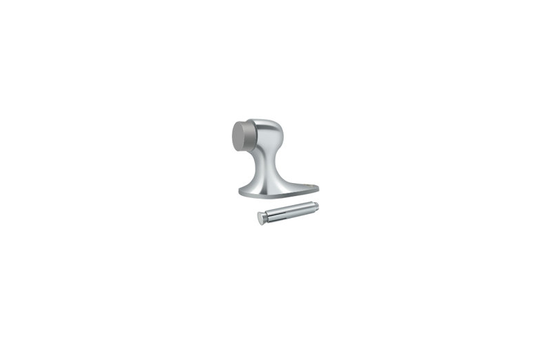 Door Stop, Polished Chrome
