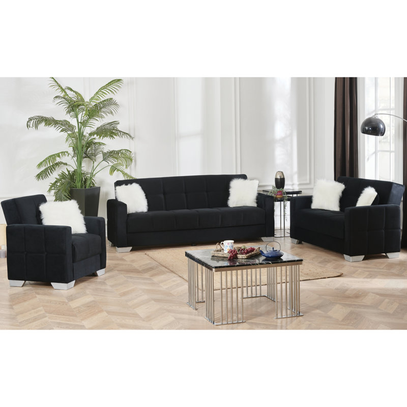 Effrosini 65 po, Microfibre noire