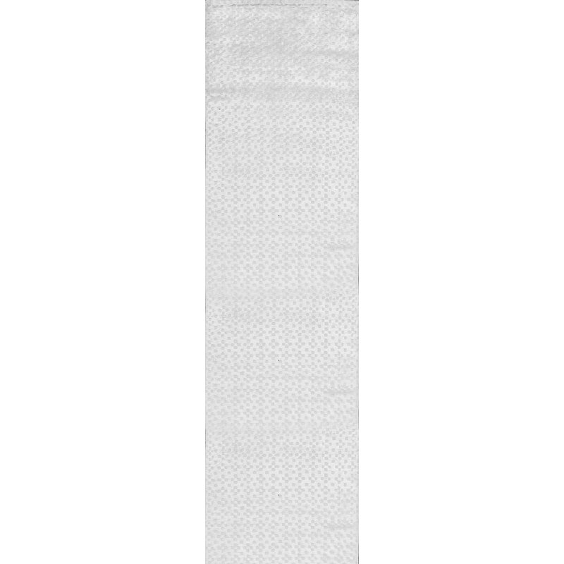 Hand-Knotted High-Quality White Area Rug