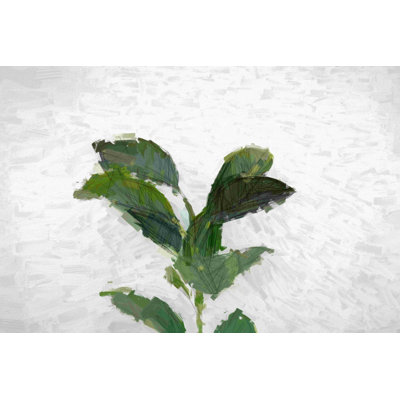 " Green Stem With Leaves "