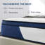 Matelas en mousse viscoélastique imprégnée de gel 10 po Alwyn Home Wetumka-161436330
