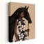 Elegant Woman Horse by Nadjaa - Wrapped Canvas Print-2056867788
