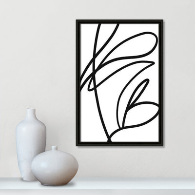 "Line And Line", "Young And Restless", reproduction encadrée sur toile par Leah Straatsma