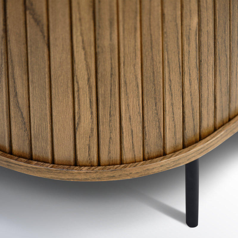Buffet 55 po Iris, Chêne fumé
