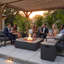 Square Propane Outdoor Fireplace