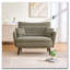 Canapé 2 places pour salon et chambre à coucher Canapé rembourré compact-1214907411