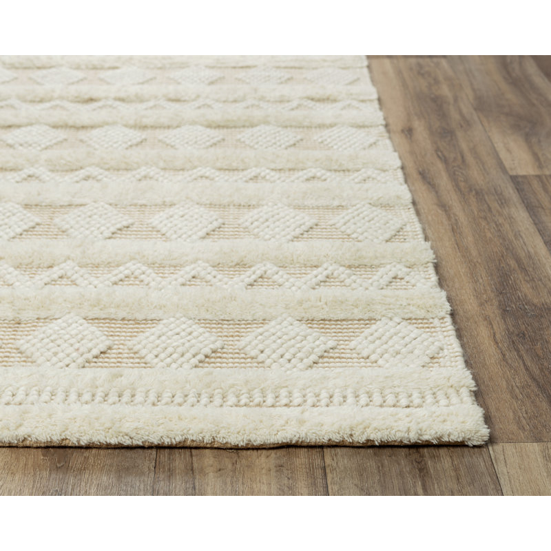 Ferrao Wool Geometric Indoor Rug, 7'9" X 9'9"