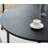 35.43" W Round Iron Dining Table