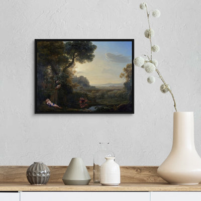 " Landscape With Narcissus And Echo, 1644 " by Claude Lorrain