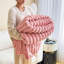 Striped Machine Tufted Blanket-860294284-860294286-860294322