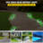 Solar Dock Lights Low Voltage Solar Powered Integrated LED Metal Pathway Light Pack-63896447