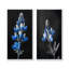 «Blue Bonnets Delicate Charm I», ensemble de 2 reproductions d'art sur toile-383029707-383029709