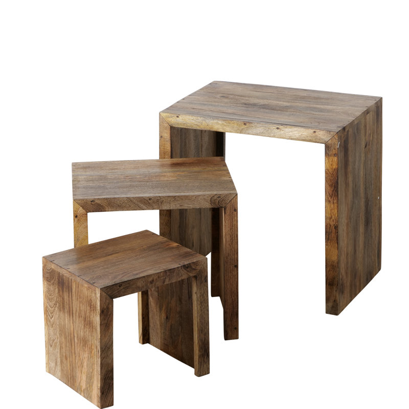 Genci Solid Wood Nesting Tables
